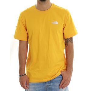 T-SHIRT SIMPLE DOME THE NORTH FACE GIALLO